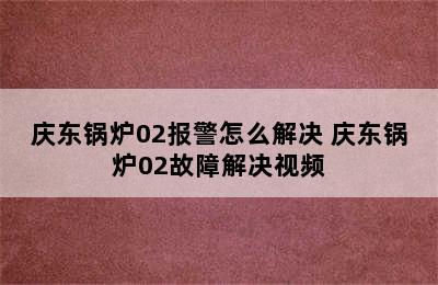 庆东锅炉02报警怎么解决 庆东锅炉02故障解决视频